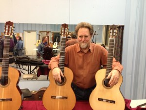 Richard and his guitars