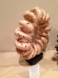 Malcolm Tibbetts' amazing segmented turned sculpture